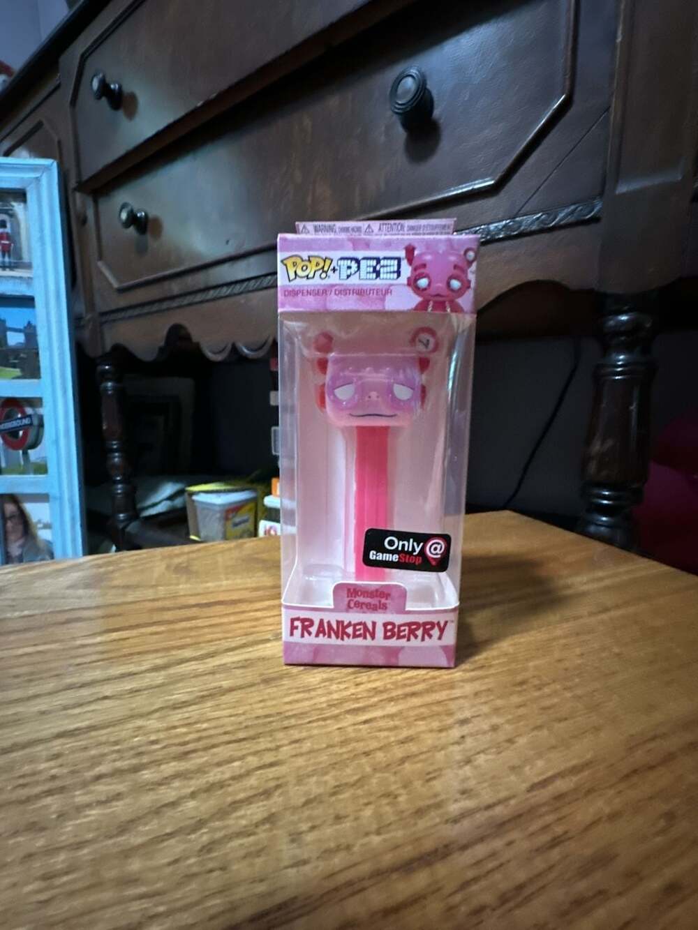 Funko Pop! PEZ Monster Cereals Franken Berry Dispenser GameStop Exclusive